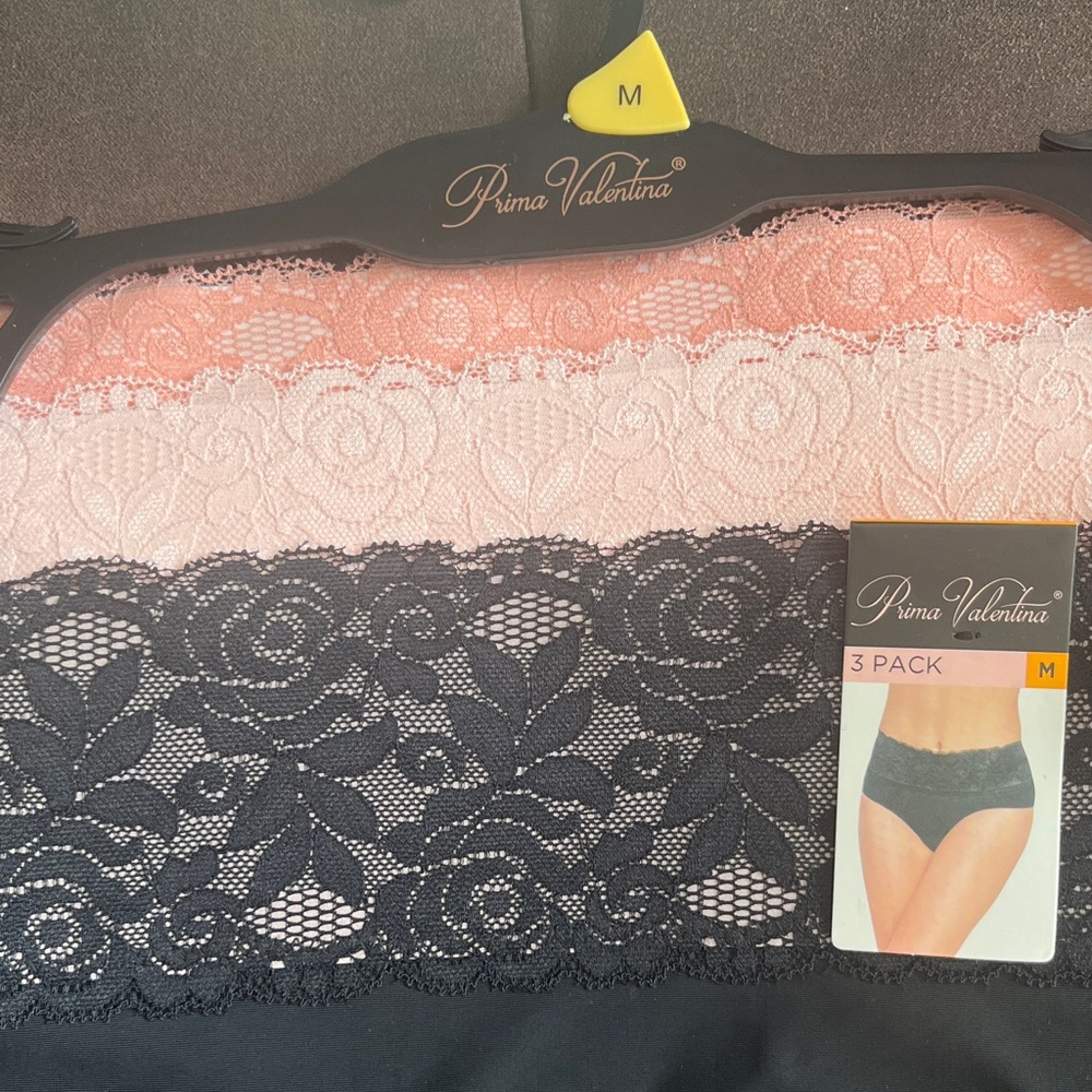 M, Prima Valentina, Lace Band Panty Set - Picture 2 of 4